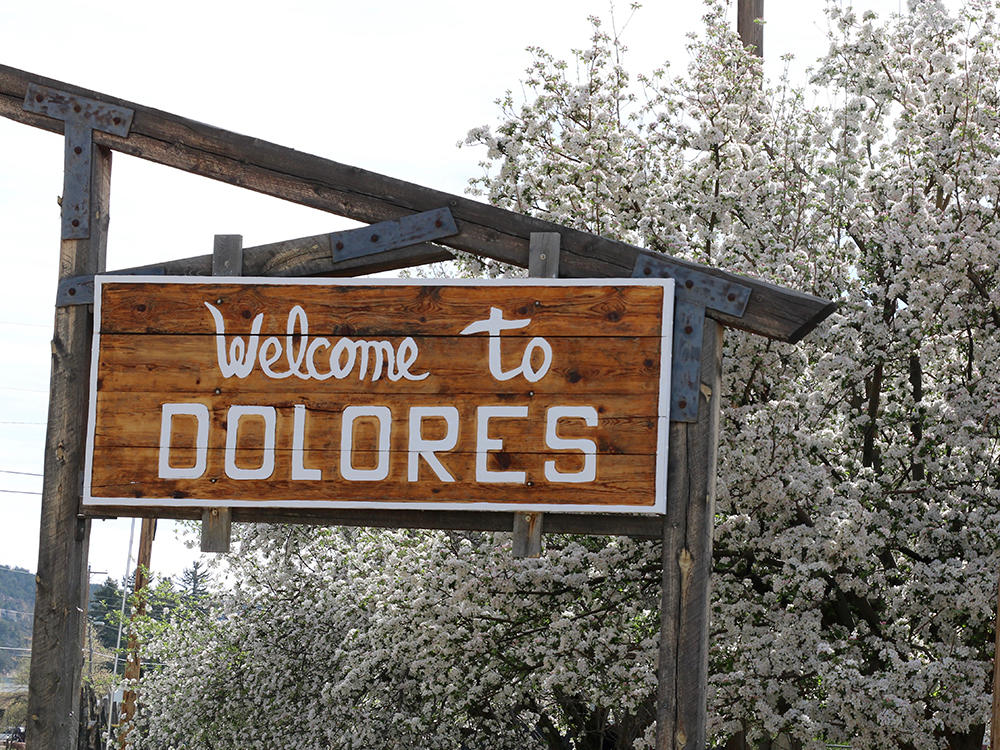 Scenic Picture from the Town of Dolores